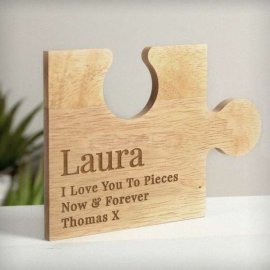 (image for) Personalised Free Text Jigsaw Piece