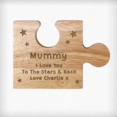 (image for) Personalised Star Design Jigsaw Piece