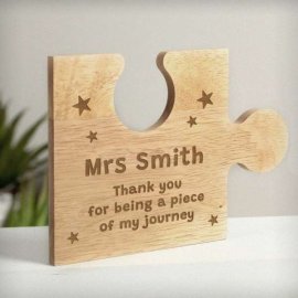 (image for) Personalised Star Design Jigsaw Piece