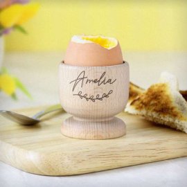 (image for) Personalised Name Wooden Egg Cup