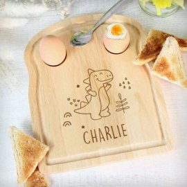(image for) Personalised Dinosaur Egg & Toast Board