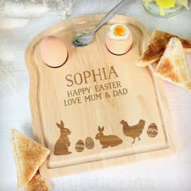 (image for) Personalised Spring Egg & Toast Board