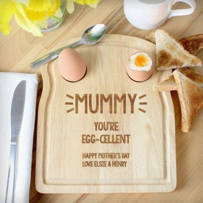 (image for) Personalised Free Text Egg & Toast Board
