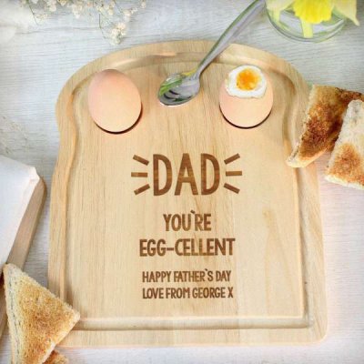 (image for) Personalised Free Text Egg & Toast Board