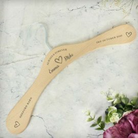(image for) Personalised Always & Forever Wooden Hanger