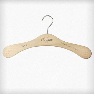 (image for) Personalised Heart Wooden Hanger