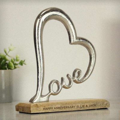 (image for) Personalised Love Heart Ornament