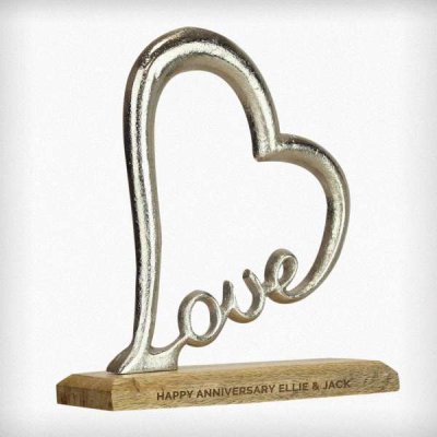 (image for) Personalised Love Heart Ornament