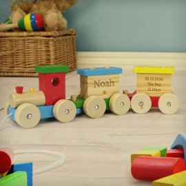 (image for) Personalised Wooden Toy Train
