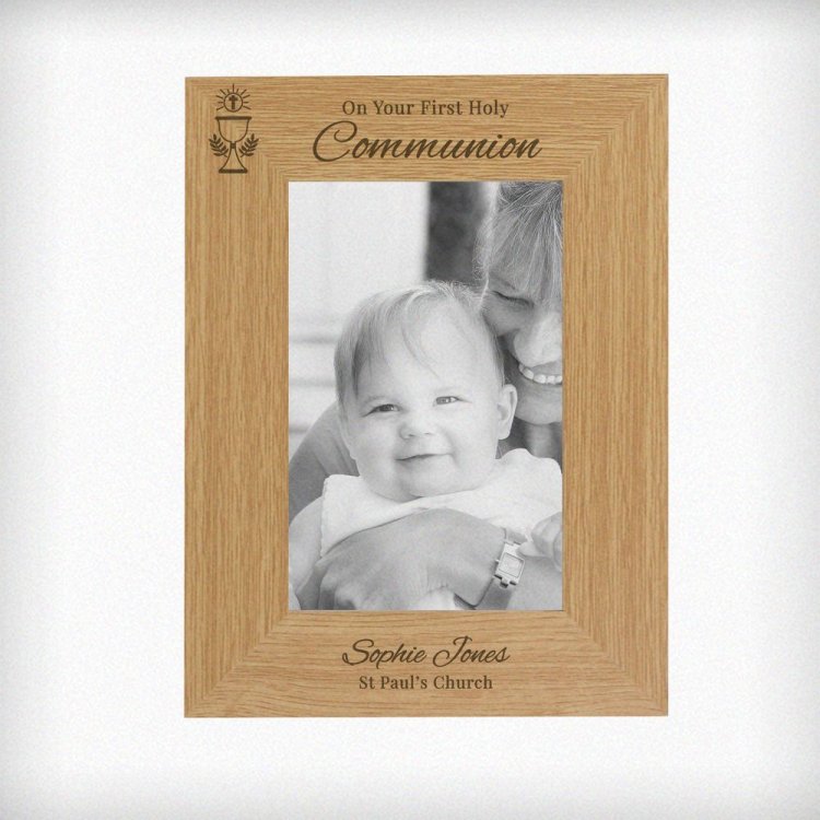 Modal Additional Images for Personalised Holy Communion 6x4 Photo Frame