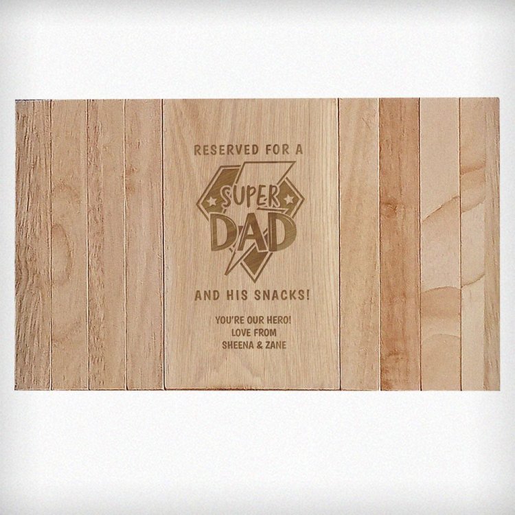 Modal Additional Images for Personalised Super Dad Sofa Tray