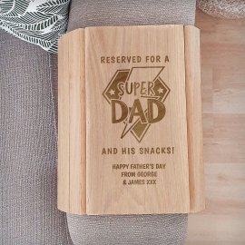 (image for) Personalised Super Dad Sofa Tray