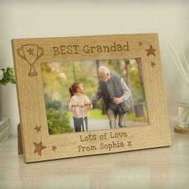 (image for) Personalised Simply The Best 6x4 Landscape Wooden Photo Frame