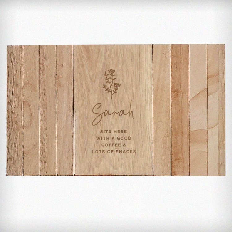 Modal Additional Images for Personalised Floral Wooden Sofa Tray