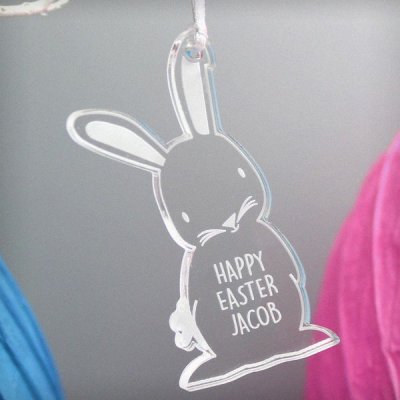 (image for) Personalised Acrylic Easter Bunny Decoration