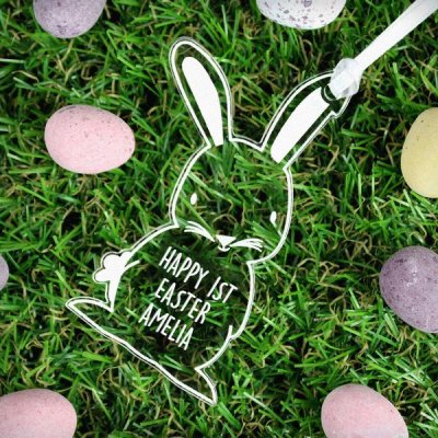 (image for) Personalised Acrylic Easter Bunny Decoration