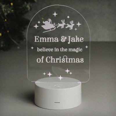 (image for) Personalised Free Text Christmas LED Light