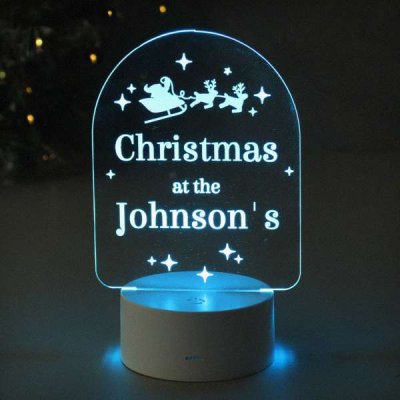 (image for) Personalised Free Text Christmas LED Light