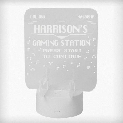 (image for) Personalised Gaming Controller Holder LED Colour Changing Light