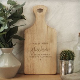 (image for) Personalised Wedding Wooden Paddle Board