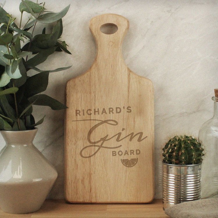 Modal Additional Images for Personalised Gin Wooden Paddle Board
