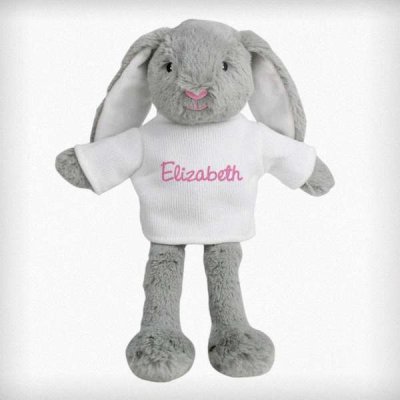 (image for) Personalised Pink Name Only Bunny