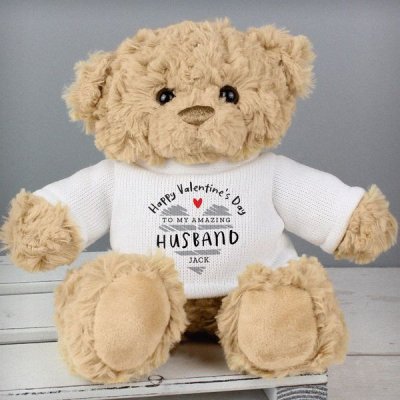 (image for) Personalised Valentine's Day Teddy Bear