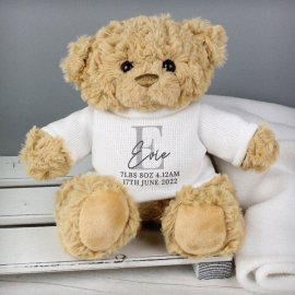 (image for) Personalised InitialTeddy Bear