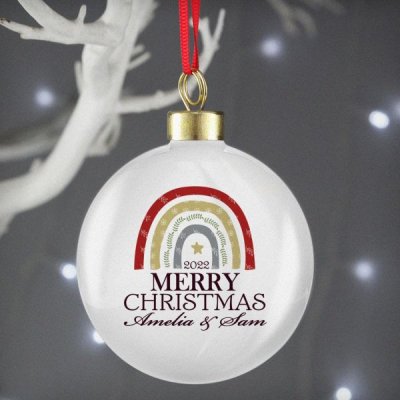 (image for) Personalised Christmas Lockdown Year Bauble