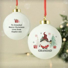 (image for) Personalised Gonk Christmas Bauble