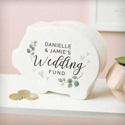 (image for) Personalised Wedding Piggy Bank