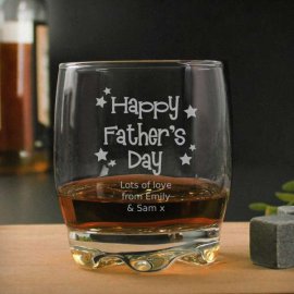 (image for) Personalised Happy Fathers Day Stars Tumbler