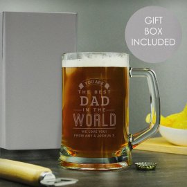 (image for) Personalised Best in The World Pint Stern Tankard