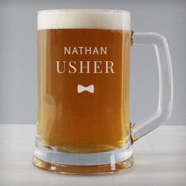 (image for) Personalised Usher Pint Stern Tankard