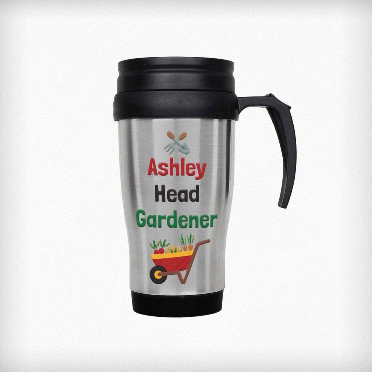 Modal Additional Images for Personalised Head Gardener Travel Mug