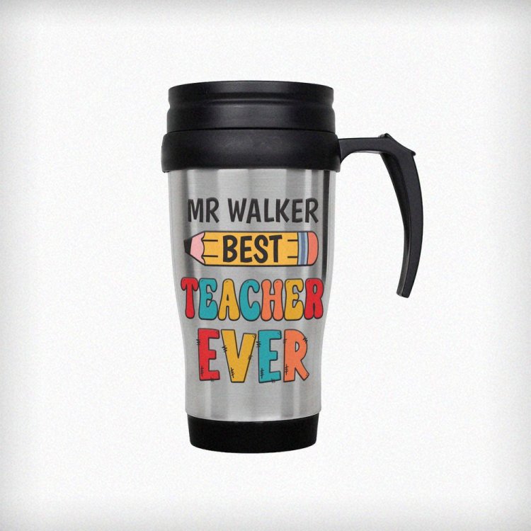 Modal Additional Images for Personalised Best Teacher Thermal Mug