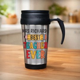 (image for) Personalised Best Teacher Thermal Mug