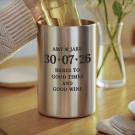 (image for) Personalised Big Date Wine Cooler