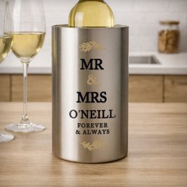 (image for) Personalised Couples Wine Cooler