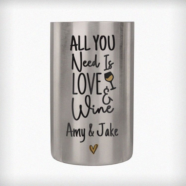 Modal Additional Images for Personalised Love & Wine Cooler