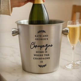 (image for) Personalised Free Text Stainless Steel Ice Bucket