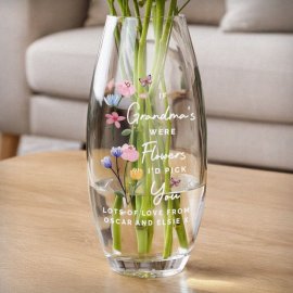 (image for) Personalised Id Pick You Text Bullet Vase
