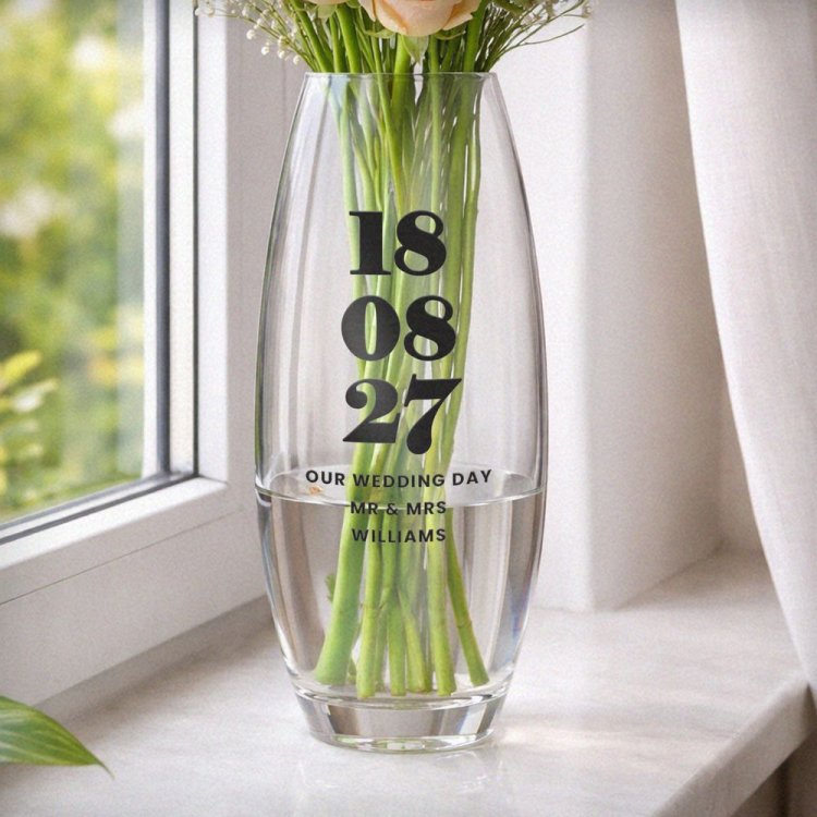 Modal Additional Images for Personalised Special Date Bullet Vase
