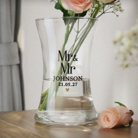 (image for) Personalised Couples Waisted Vase