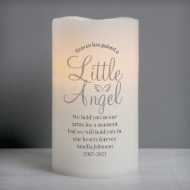 (image for) Personalised Little Angel LED Candle
