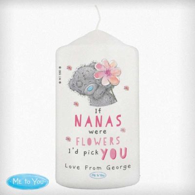 (image for) Personalised Me To You If... Were Flowers Pillar Candle