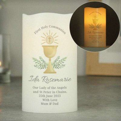 (image for) Personalised First Holy Communion LED Candle