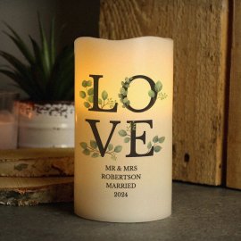 (image for) Personalised LOVE LED Candle