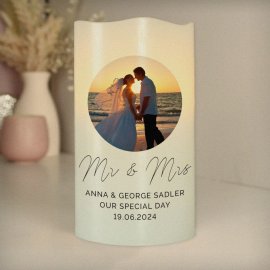 (image for) Personalised Photo Upload LED Candle