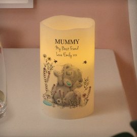 (image for) Personalised Me to You Floral LED Candle